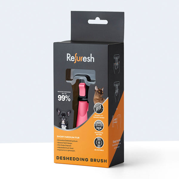 リファーレッシュブラシ 短-中毛種(ピンク) Sサイズ